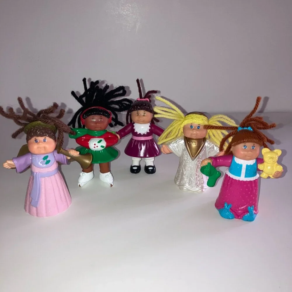 90s Vintage Cabbage Patch McDonalds Happy Meal Special Edition Mini Doll Toy Lot